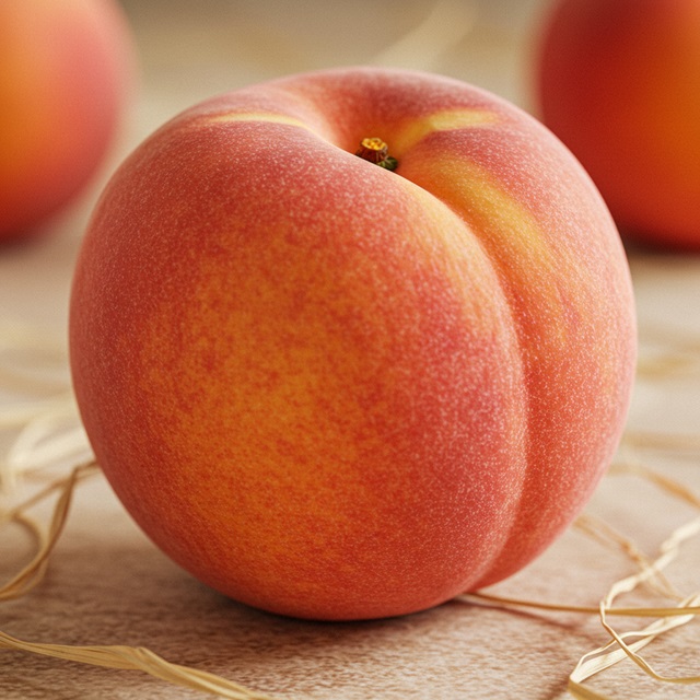 An image of a peach